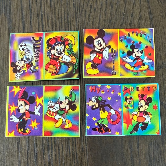 32 Vintage Disney Colorful Mickey Mouse and Friends Stickers - Picture 12 of 12